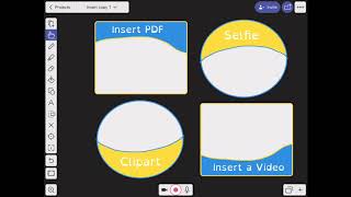 Inserting Content into Explain Everything