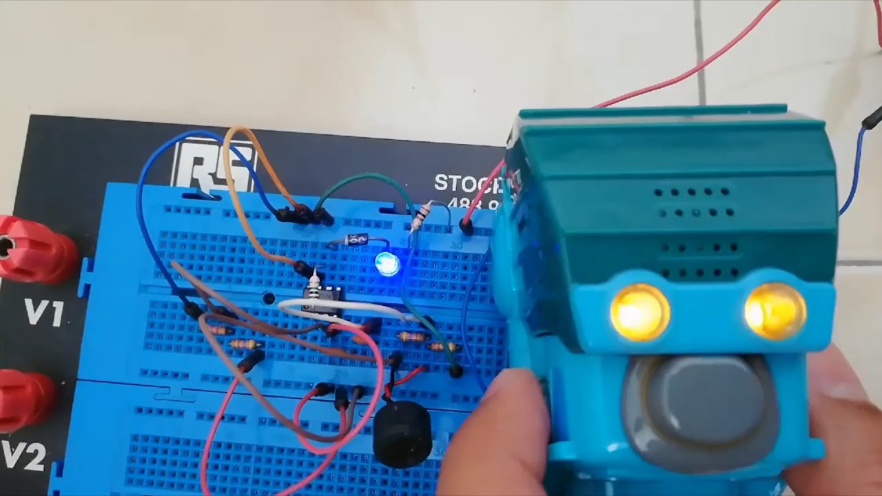 Voice reactive LED circuit with schematics