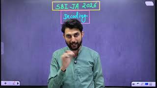 SBI JA 2026 Decoding