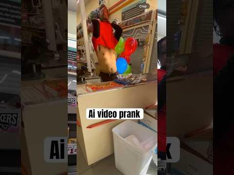 Pranking cashier with AI video comedyvideo funny ai prank k by LickBait