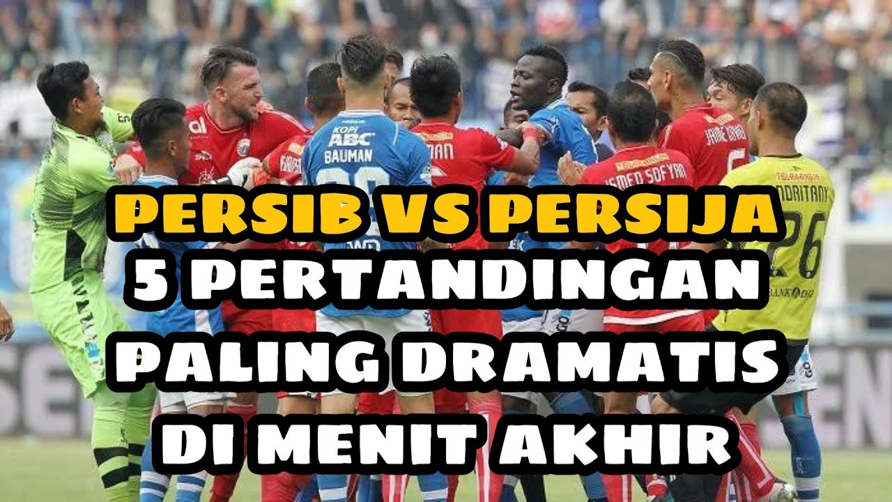 Goal penghujung laga Persib v Persija - YouTube