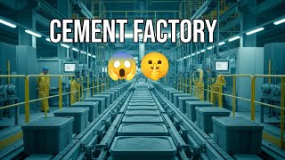 🏭 Inside the Cement Factory – (Full Process) How Million-Dollar Cement Is Made ⚙️