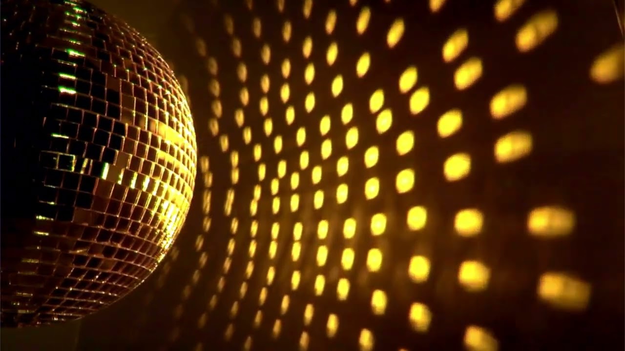 1 Hour of Spinning Reflective Disco Ball | Party Backdrop Loop | Disco
