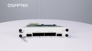 2 Channels 100G Transponder, QSFP28 to CFP2 | QSFPTEK