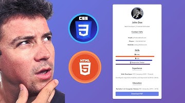 Create a Stunning Responsive Resume with HTML and CSS