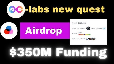 Common Airdrop process |0g-labs Airdrop update | Crypto airdrop