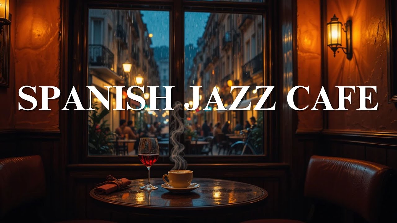 Spanish Soul 🍷 Jazz Relaxing Music on Cafe – Madrid Late Night Jazz