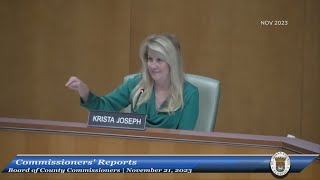 St. Johns County Commission votes to not discuss Krista Keating Joseph investigation in public