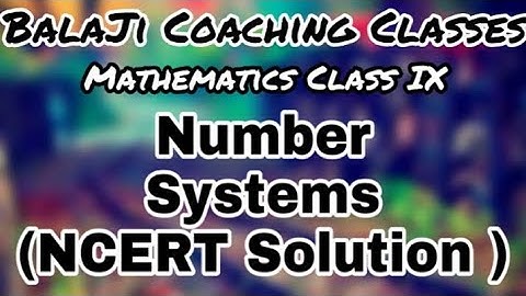 How to represent √6 , √7  and √8 on the number line || Number Systems || Class IX || BJCC