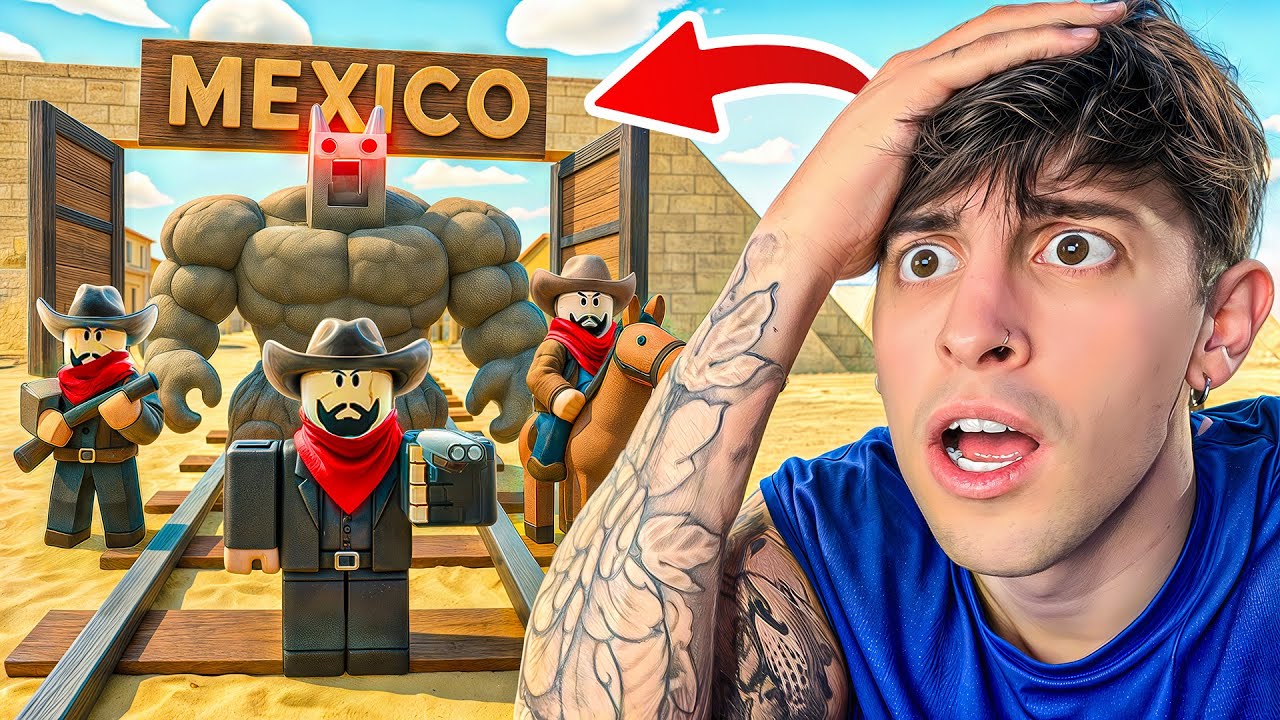 LLEGUÉ A MÉXICO EN RIELES MUERTOS DE ROBLOX !!