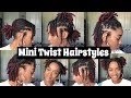7 Quick Mini Twist Hairstyles | Natural Hair