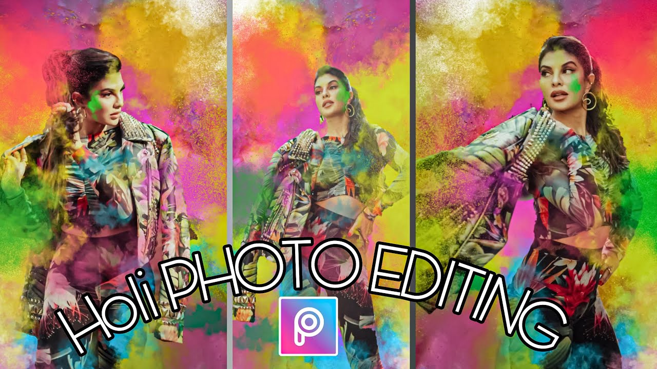 PicsArt Holi Photo Editing || Holi Photo Editing || Holi Colour Lightroom || Realistic Holi Editing