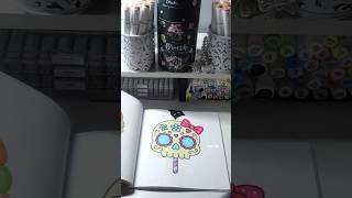 Haunted Carnival is now on Amazon! #color #asmr #satisfying #skull #asmrcoloring #hauntedcarnival