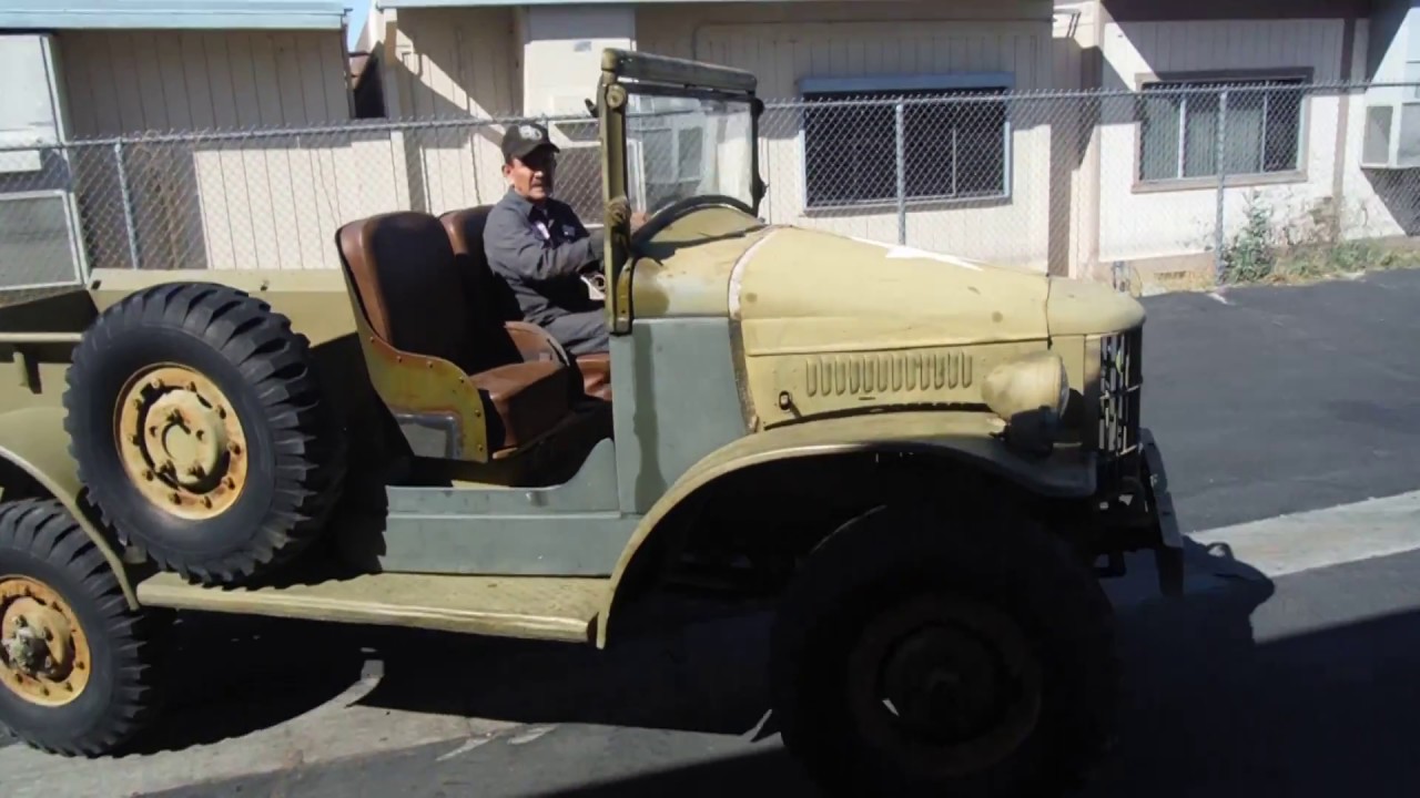 1941 Dodge WC-21 4x4 1/2 ton WWII truck for sale $15,500.....SOLD