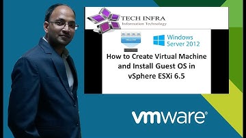 How to Creat Virtual Machine and Install Guest OS in Vmware Esxi