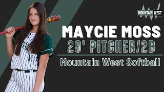 Maycie, 2029 Pitcher, Mountain West Softball