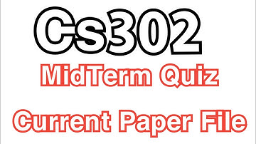 Cs302 midterm current Quiz paper 2022,cs302 current paper 2022,Cs302 mid term current paper  2022
