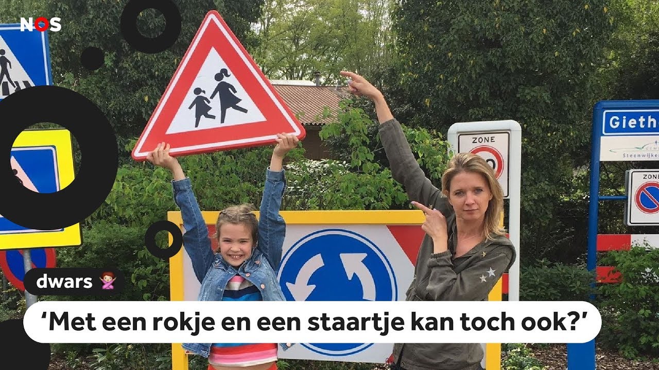Dwars: waarom staan er geen vrouwen op verkeersborden?