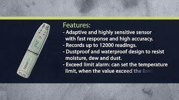BESANTEK BST-DL08 Single-Use USB PDF Temperature DataLogger