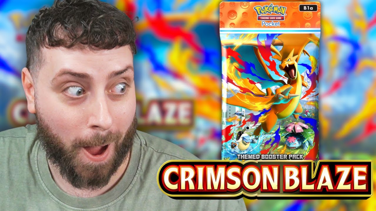 Новый набор CRIMSON BLAZE! Pokémon TCG Pocket!