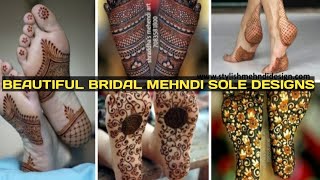 BEAUTIFUL BRIDAL MEHNDI SOLE DESIGNS 2020 screenshot 4