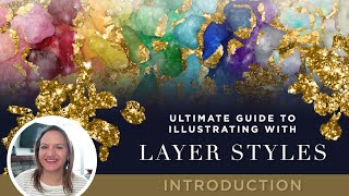 Introduction: Using Photoshop Layer Styles to add Texture, Sparkle & Gold effects to your artwork screenshot 3