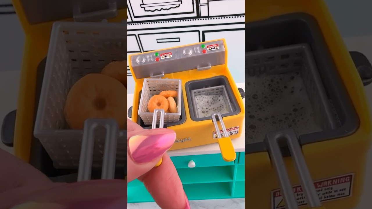 MiniVerse Make it  Mini Food Fryer that ACTUALLY WORKS Satisfying Video ASMR! 🍩 