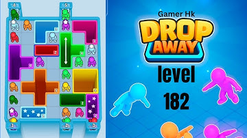 Drop Away level 182 Walkthrough Solution 