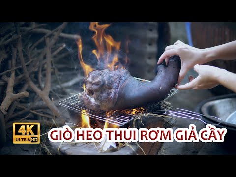 GIÒ HEO NƯỚNG GIẢ CẦY - Hân lê cuộc sống và ẩm thực | GRILLED PORK #24