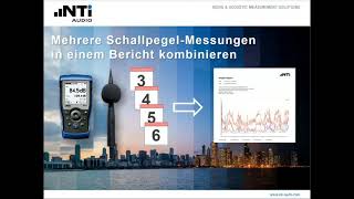 NTi Audio Webinar: Mehrere Schallpegel-Messungen in einem Bericht kombinieren screenshot 1