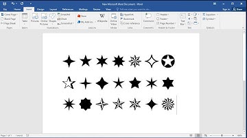 How to insert star symbols in Word: How to find star symbol in Word