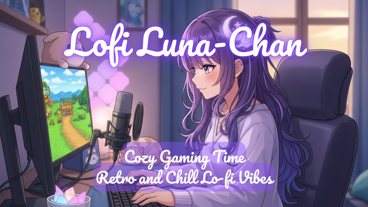 Chill Lofi | Chillhop Hip Hop Lofi | 🎧 Luna’s Cozy Gaming Time