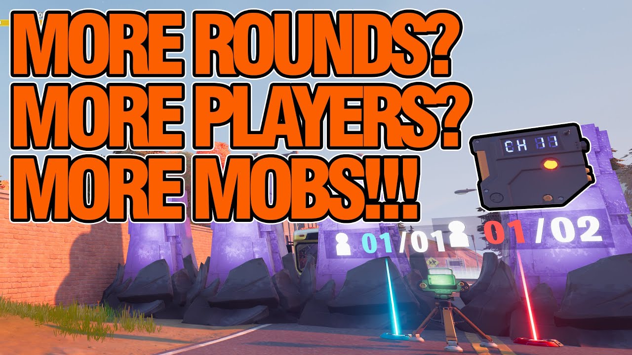 Fortnite Creative More Rounds? More Players? More Mobs!!! Tutorial 3 ...