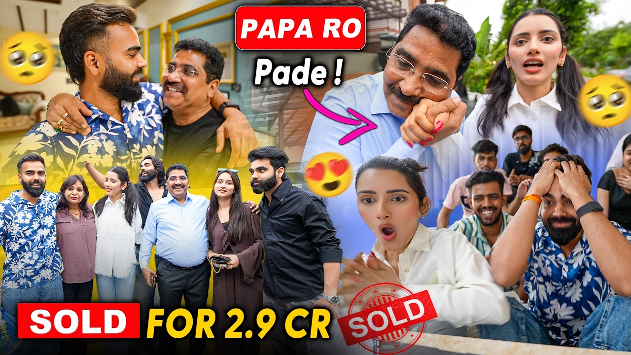 Papa Khushi se Ro Diye 🥹 Sold for 2.9 Crore in ECL | Family Reaction 😍