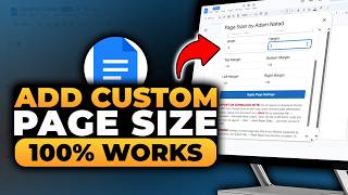 How To Add Custom Page Size in Google Docs (𝟮𝟬𝟮𝟲) | 100% WORKS | NO Yapping, To The Point & EASY