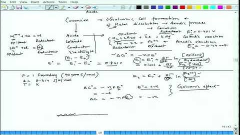 Lecture 06 : Galvanic corrosion I