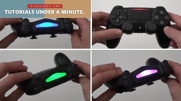 PS4 Controller Player Number Light Bar Colours