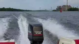 Glastron Sierra 160 with 75 HP Force engine