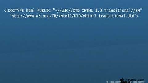 Line By Line - Episode 1: DOCTYPE