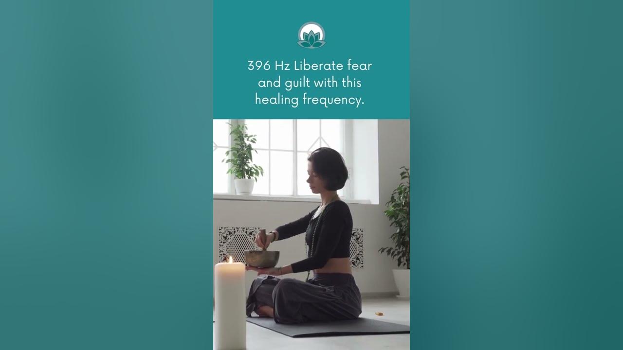 396 Hz Solfeggio Frequency, Tibetan Singing Bowls Therapy (Liberate Fear and Guilt) #shorts