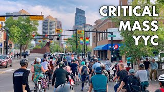 Critical Mass YYC (Calgary) Bike Ride