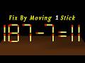 IQ Booster! Solve These Challenging Matchstick Puzzle - Brain Teaser.