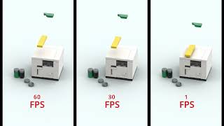 60FPS VS 30FPS VS 1 FPS LEGO Renders!