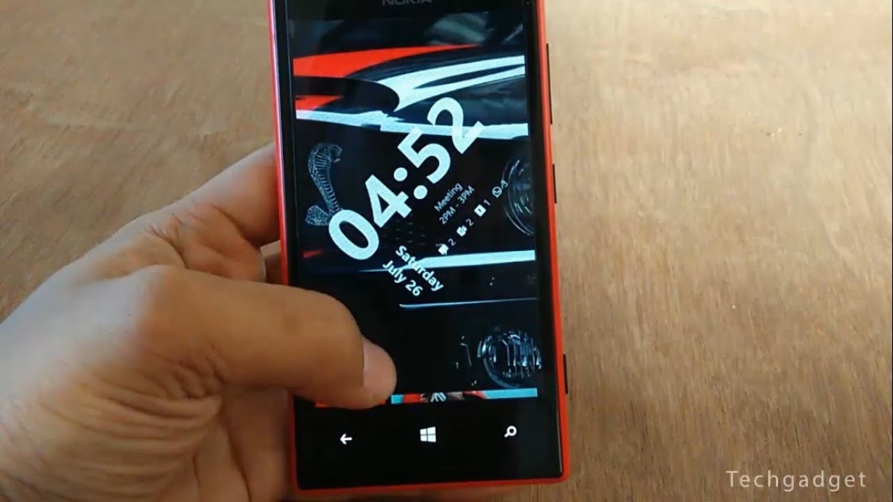 Animated lockscreen preview for windows phone 8.1 - YouTube