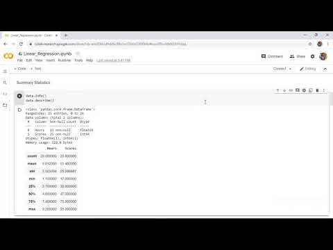 Task2 : #1 Prediction using Supervised Machine Learning