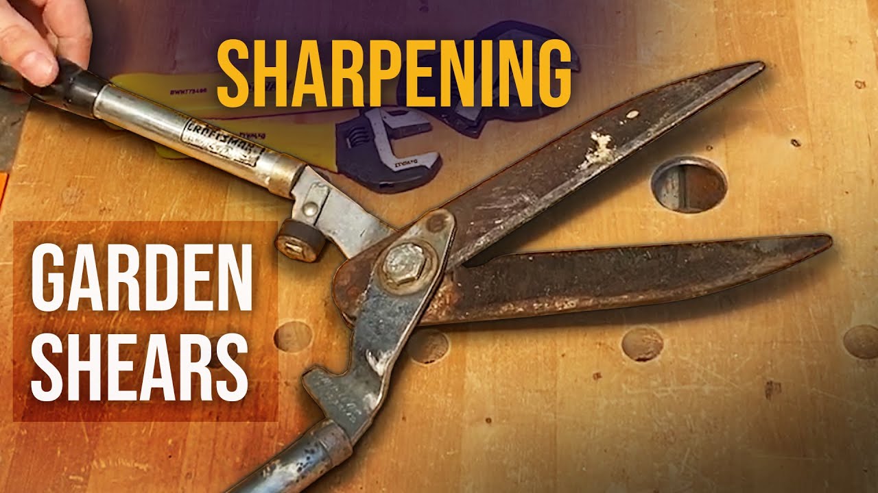 How to Sharpen Garden Shears