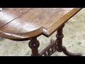 Restoring an old Ash Table. Woodworking and Restoration.