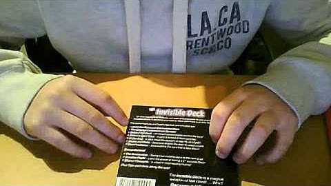 dvd review on the magic makers invisible deck