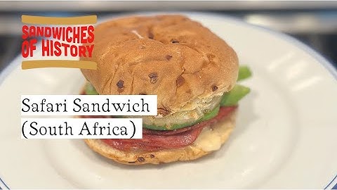 Safari Sandwich (South Africa) on Sandwiches of History⁣