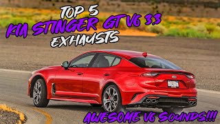 Top 5 Kia Stinger Gt V6 3.3 Exhausts 2021